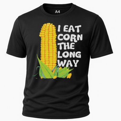 I Eat Corn The Long Way Funny Embarrassing Inappropriate Performance Shirt