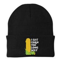 I Eat Corn The Long Way Funny Embarrassing Inappropriate Beanie