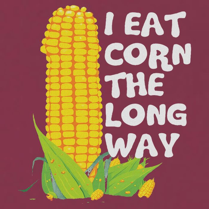 I Eat Corn The Long Way Funny Embarrassing Inappropriate 16oz Travel Tumbler