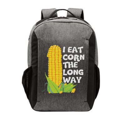I Eat Corn The Long Way Funny Embarrassing Inappropriate Vector Backpack