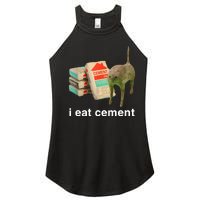 I Eat Cement Cursed Cat Women’s Perfect Tri Rocker Tank