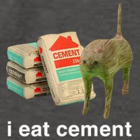 I Eat Cement Cursed Cat Funny Oddly Specific Meme Vector Backpack