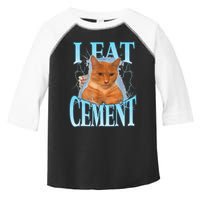 I Eat Cement Cursed Cat Funny Oddly Specific Dank Meme Toddler Fine Jersey T-Shirt