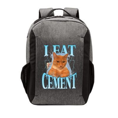 I Eat Cement Cursed Cat Funny Oddly Specific Dank Meme Vector Backpack