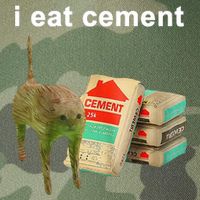 I Eat Cement Cursed Cat Oddly Specific Legacy Tie Dye Trucker Hat