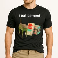 I Eat Cement Cursed Cat Oddly Specific Performance Shirt