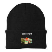 I Eat Cement Cursed Cat Oddly Specific Beanie