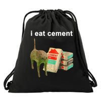 I Eat Cement Cursed Cat Oddly Specific Drawstring Bag