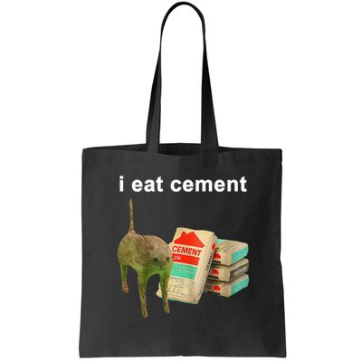 I Eat Cement Cursed Cat Oddly Specific Bag