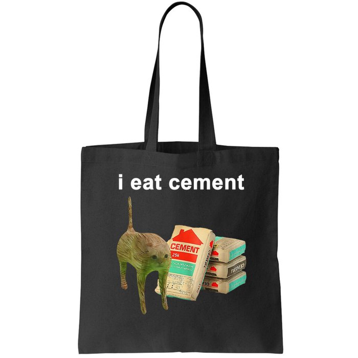 I Eat Cement Cursed Cat Oddly Specific Bag