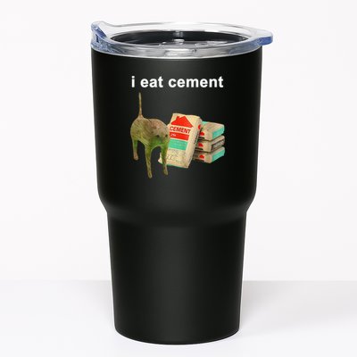 I Eat Cement Cursed Cat Oddly Specific Tumbler