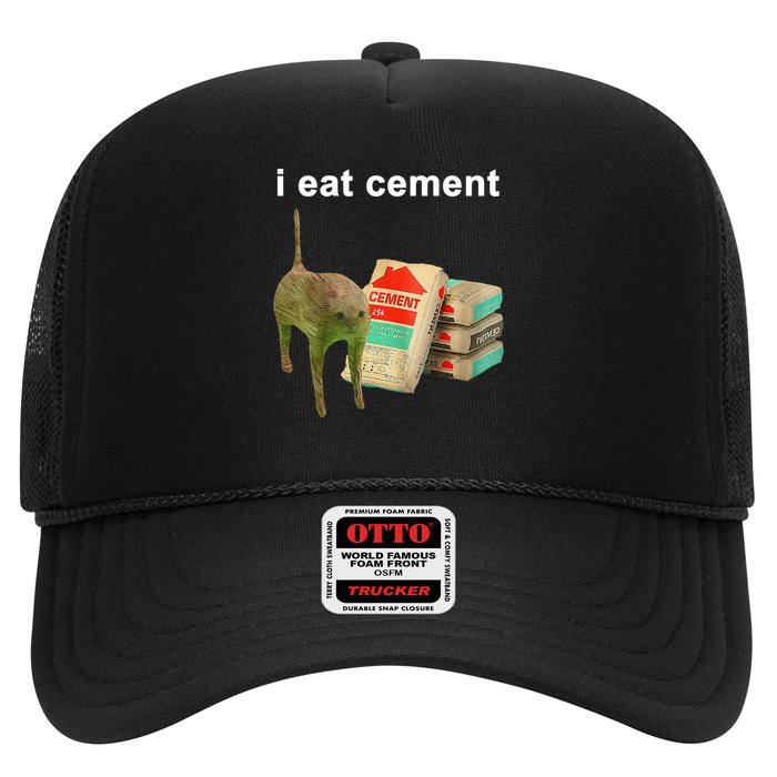 I Eat Cement Cursed Cat Oddly Specific Hat