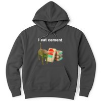 I Eat Cement Cursed Cat Oddly Specific Hoodie