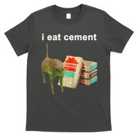 I Eat Cement Cursed Cat Oddly Specific T-Shirt