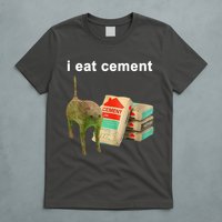 I Eat Cement Cursed Cat Oddly Specific T-Shirt