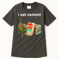 I Eat Cement Cursed Cat Oddly Specific Tall T-Shirt