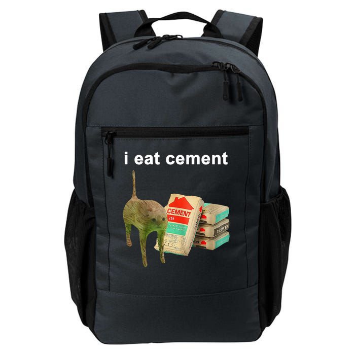 I Eat Cement Cursed Cat Oddly Specific Backpack