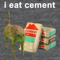 I Eat Cement Cursed Cat Oddly Specific Backpack