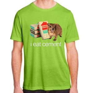 I Eat Cement Hyrax Eat Cement Angry Screaming Hyrax Meme Adult ChromaSoft Performance T-Shirt