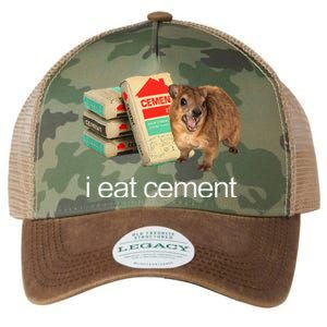 I Eat Cement Hyrax Eat Cement Angry Screaming Hyrax Meme Legacy Tie Dye Trucker Hat