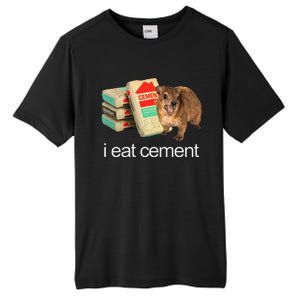 I Eat Cement Hyrax Eat Cement Angry Screaming Hyrax Meme Tall Fusion ChromaSoft Performance T-Shirt