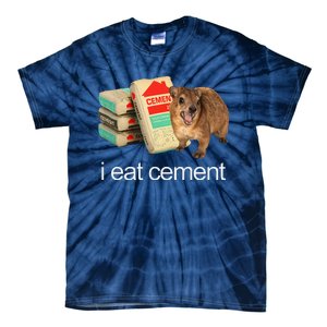 I Eat Cement Hyrax Eat Cement Angry Screaming Hyrax Meme Tie-Dye T-Shirt