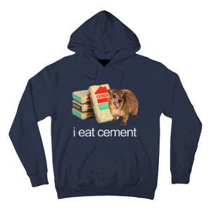 I Eat Cement Hyrax Eat Cement Angry Screaming Hyrax Meme Tall Hoodie