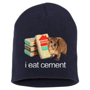 I Eat Cement Hyrax Eat Cement Angry Screaming Hyrax Meme Short Acrylic Beanie