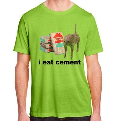 I Eat Cement Cursed Cat Funny Adult ChromaSoft Performance T-Shirt