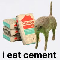 I Eat Cement Cursed Cat Funny Cooling Performance Long Sleeve Crew