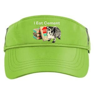 I Eat Cement Cursed Hyrax Funny Oddly Specific Dank Meme Adult Drive Performance Visor