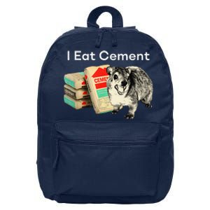 I Eat Cement Cursed Hyrax Funny Oddly Specific Dank Meme 16 in Basic Backpack