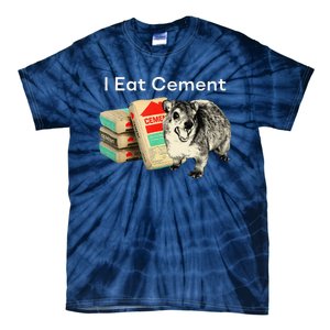 I Eat Cement Cursed Hyrax Funny Oddly Specific Dank Meme Tie-Dye T-Shirt