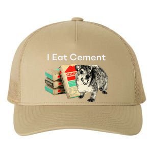 I Eat Cement Cursed Hyrax Funny Oddly Specific Dank Meme Yupoong Adult 5-Panel Trucker Hat