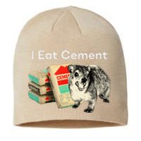 I Eat Cement Cursed Hyrax Funny Oddly Specific Dank Meme Sustainable Beanie