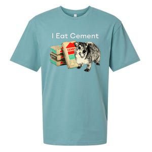 I Eat Cement Cursed Hyrax Funny Oddly Specific Dank Meme Sueded Cloud Jersey T-Shirt