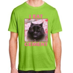 I Eat Cement Cat Adult ChromaSoft Performance T-Shirt