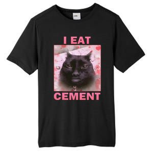 I Eat Cement Cat Tall Fusion ChromaSoft Performance T-Shirt