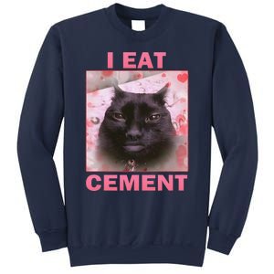 I Eat Cement Cat Sweatshirt