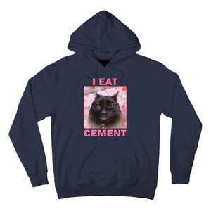 I Eat Cement Cat Tall Hoodie