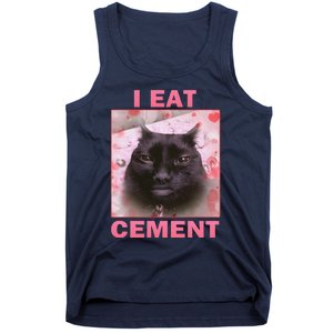 I Eat Cement Cat Tank Top