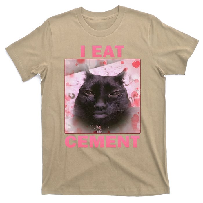 I Eat Cement Cat T-Shirt