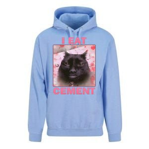 I Eat Cement Cat Unisex Surf Hoodie