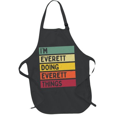 IM Everett Doing Everett Things Funny Personalized Quote Apron