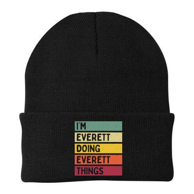 IM Everett Doing Everett Things Funny Personalized Quote Beanie