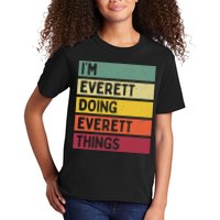 IM Everett Doing Everett Things Funny Personalized Quote Kids T-Shirt