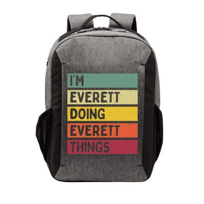 IM Everett Doing Everett Things Funny Personalized Quote Vector Backpack