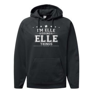 Im Elle Doing Elle Things Performance Fleece Hoodie