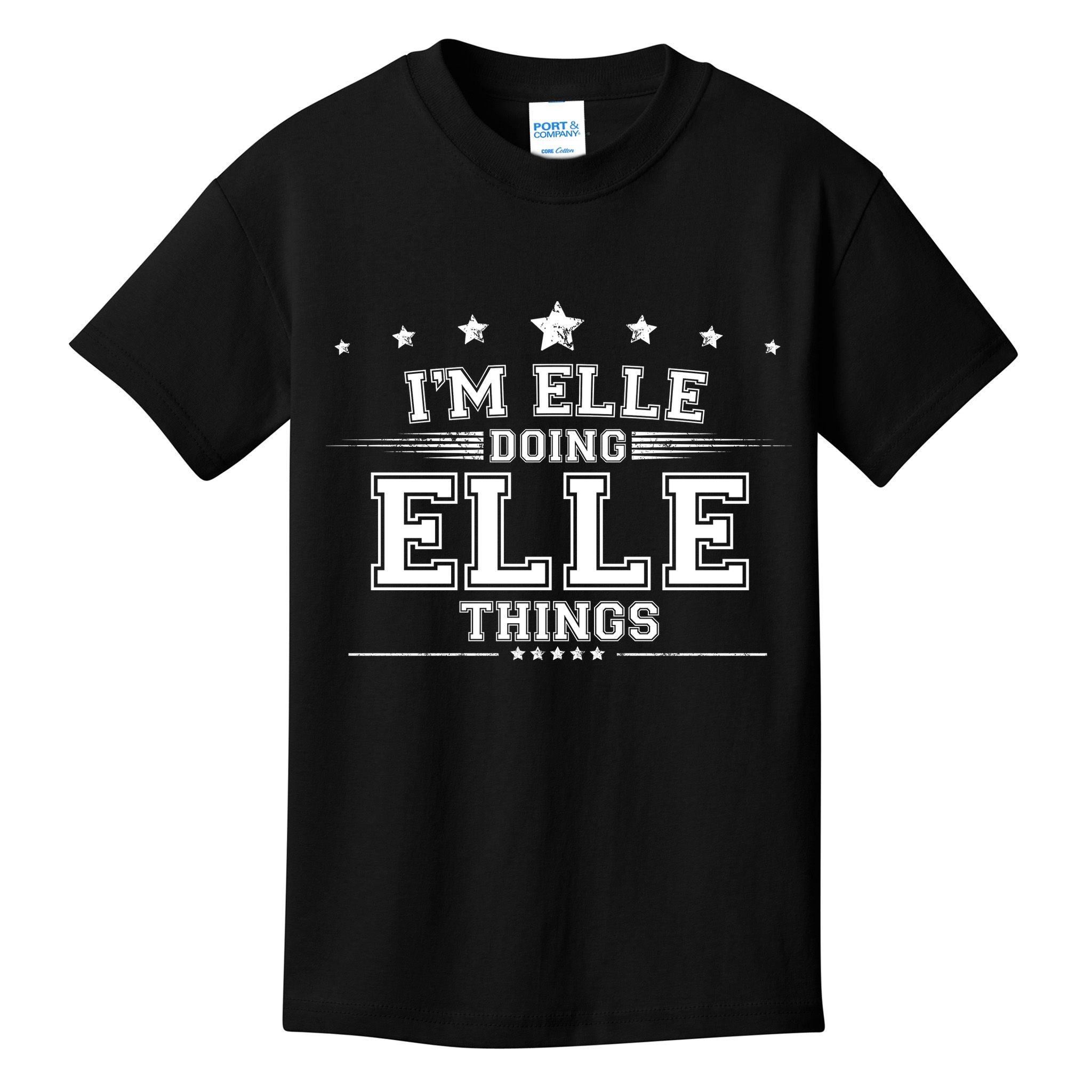 Im Elle Doing Elle Things Kids T-Shirt