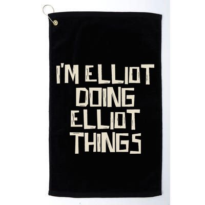 IM Elliot Doing Elliot Things Golf Towel